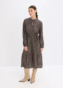 Mellanlång jerseyklänning, bonprix