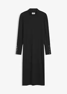 Ribbstickad jerseyklänning, bonprix