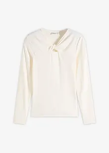 Ribbstickad topp, bonprix