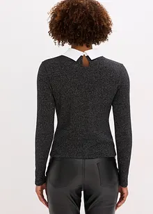 Topp med bluskrage, bonprix