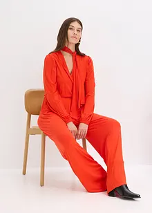 Jumpsuit i följsam viskosmix, bonprix