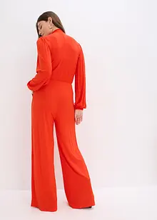 Jumpsuit i följsam viskosmix, bonprix