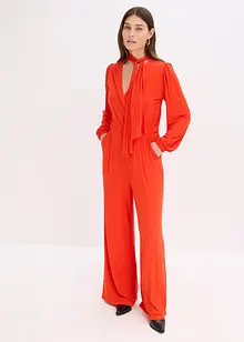 Jumpsuit i följsam viskosmix, bonprix