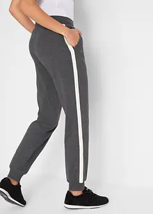 Joggingbyxa med muddar i bomullsmix, bonprix