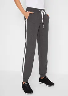 Joggingbyxa med muddar i bomullsmix, bonprix