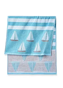 Handduk med båtmotiv, bonprix