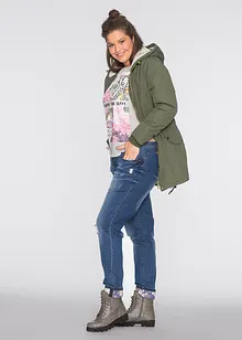 Parkas med teddyfoder, bonprix