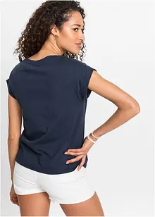 T-shirt med blomtryck, bonprix