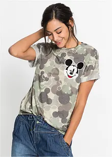 Kamouflagemönstrad T-shirt med Musse Pigg, Disney