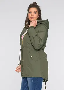 Parkas med teddyfoder, bonprix