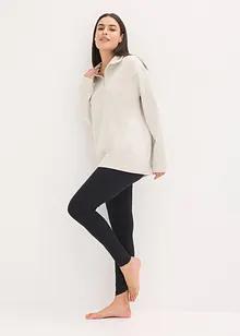 Hemmakläder i sweatshirtmaterial med leggings, bonprix