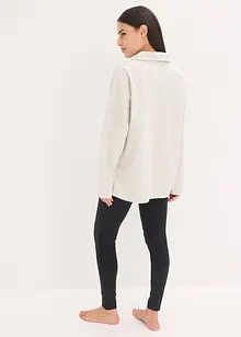 Hemmakläder i sweatshirtmaterial med leggings, bonprix