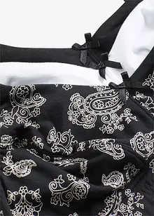 BH utan bygel, med ekologisk bomull (3-pack), bonprix