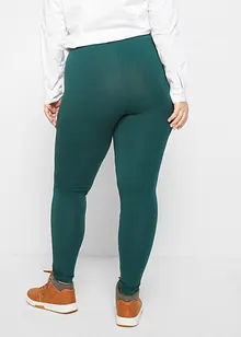Stretchleggings med ekologisk bomull (2-pack), bonprix