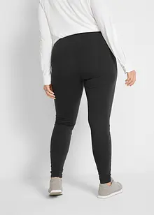 Stretchleggings med ekologisk bomull (2-pack), bonprix