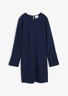 Miniklänning av strukturmaterial, bonprix