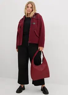 Palazzobyxa med yllelook, bonprix