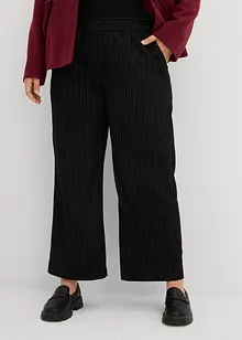 Palazzobyxa med yllelook, bonprix