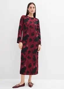 Midiklänning av satin, bonprix