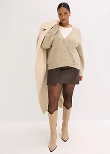 Cardigan med dekorativa knappar, bonprix