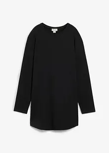 Lång mamma-/amningstopp i ekologisk bomull med sidslitsar, bonprix