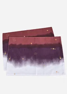 Bordstablett av ekologisk bomull (2-pack), bonprix