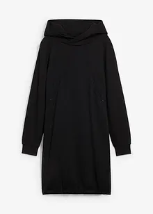 Mammaklänning med amningsöppning, i sweatshirtmaterial av ekologisk bomull, bonprix