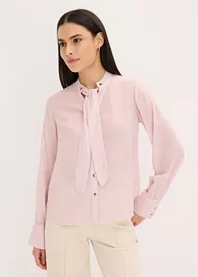 Chiffongblus med avtagbart knytband, bonprix