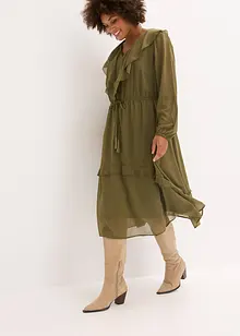 Mellanlång klänning, bonprix