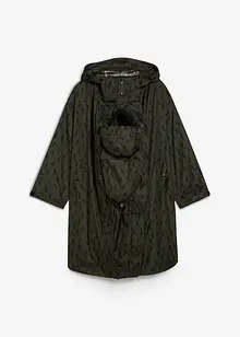 Mammaregncape med babyficka, bonprix