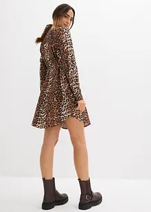 Mamma-/amningsblusklänning i böljande viskos, bonprix