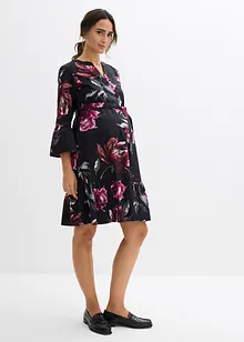 Mammaklänning med amningsöppning, av ekologisk bomull, bonprix