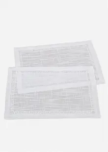 Bordstablett med hålbroderi (2-pack), bonprix