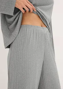 Pyjamas i mjuk pointellejersey, bonprix