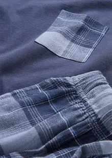 Pyjamas  med flanellbyxa av mjuk bomull, bonprix