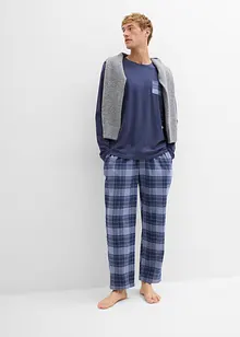 Pyjamas  med flanellbyxa av mjuk bomull, bonprix