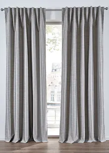 Mörkläggande gardinlängd med sidenlook (1-pack), bonprix