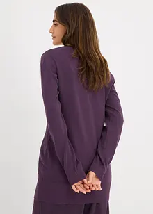 Lång baströja med V-ringning, bonprix