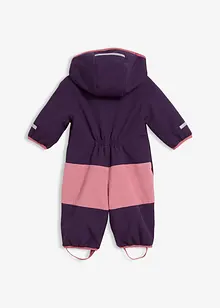 Vattenavvisande softshelloverall med huva, bonprix