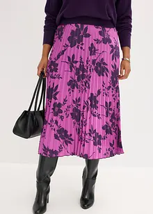 Mönstrad plisserad kjol, bonprix