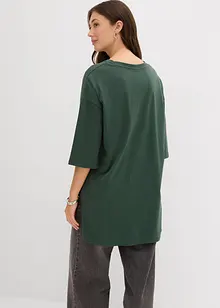 Longshirt i oversizemodell i ren ekologisk bomull, bonprix
