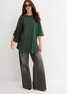 Longshirt i oversizemodell i ren ekologisk bomull, bonprix
