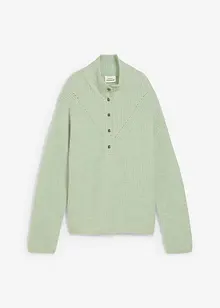 Oversizetröja i ylleblandning med alpackaull, bonprix