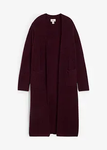 Stickad kappa med alpackaull, bonprix