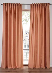 Gardin i återvunnet material (2-pack), bonprix