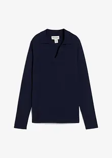 Pikétröja av fintrådig viskos, bonprix