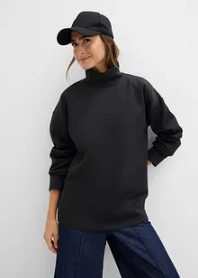 Sweatshirt med ståkrage i stabil trikå, bonprix