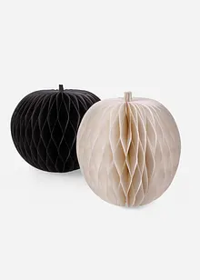 Prydnadsföremål papperspumpor (2 delar), bonprix