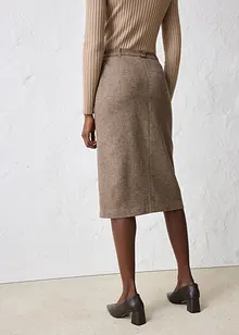 Pennkjol i ylleblandning, bonprix