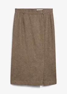 Pennkjol i ylleblandning, bonprix